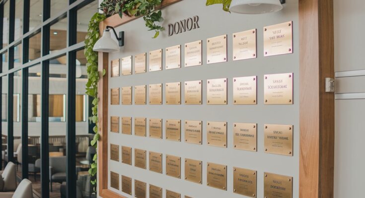 create the design How to Develop a Donor Recognition Wall for Your Nonprofit